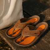 Men's Orthopedic Leather Walking Sandals