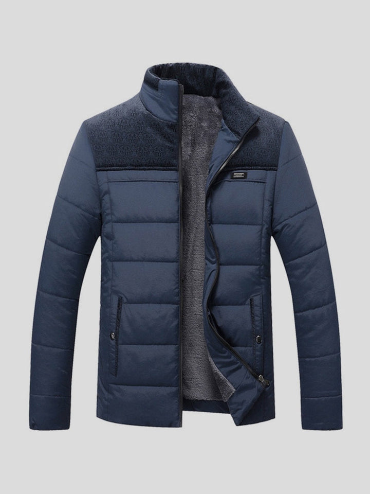 Men’s Nylon Weather-Resistant Hooded Padded Puffer Jacket