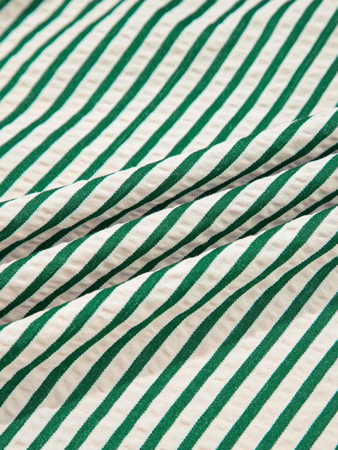 Women's Linen Striped Zip-Up Long Sleeve A-Line Maxi Dress