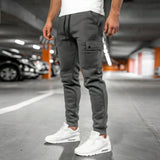 Men's Fleece Cropped Cargo Joggers