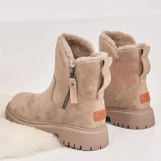 Women's Suede Leather Chelsea Ankle Boots