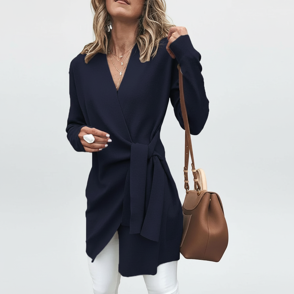 Women's Wrap Cardigan Knit Sweater