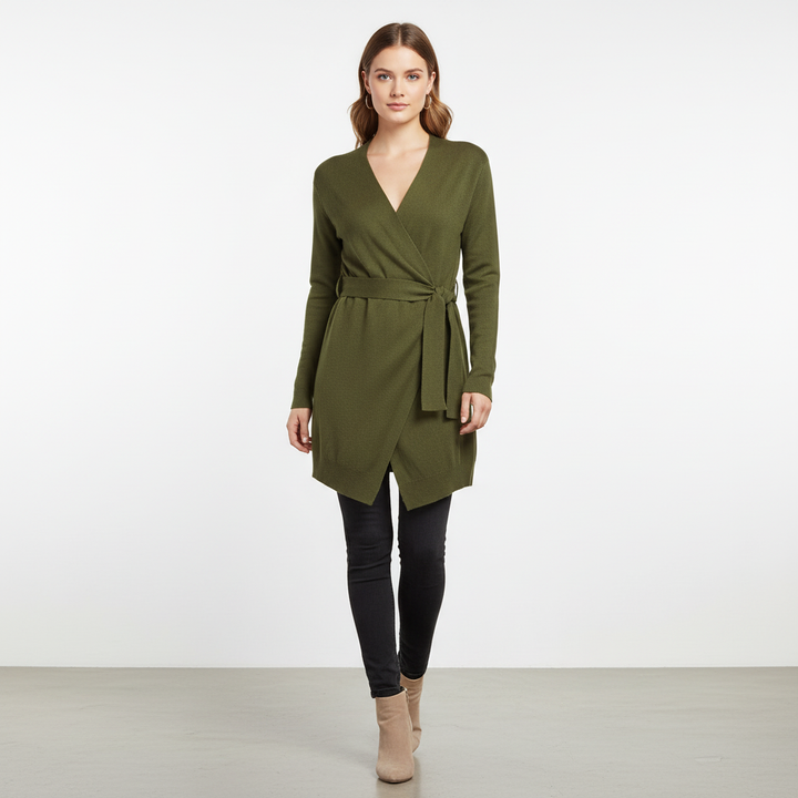 Women's Wrap Cardigan Knit Sweater
