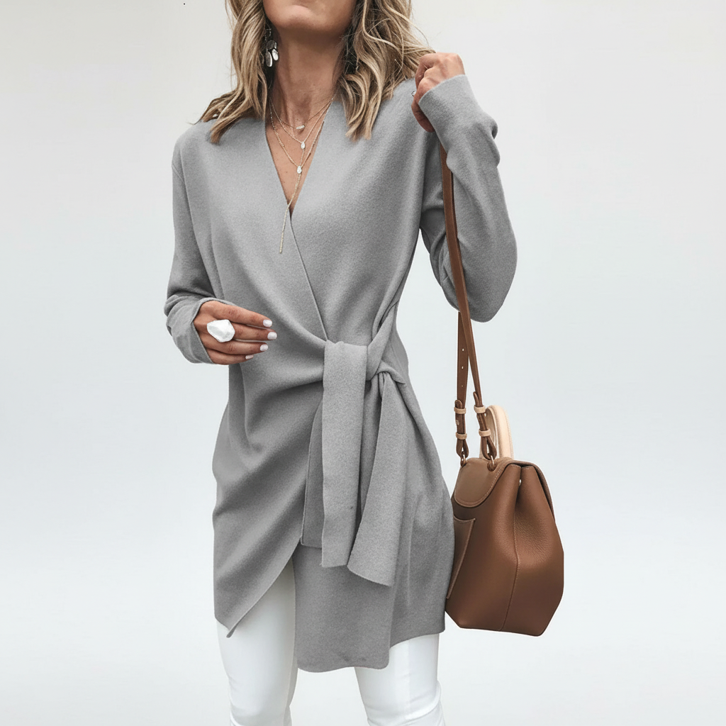Women's Wrap Cardigan Knit Sweater