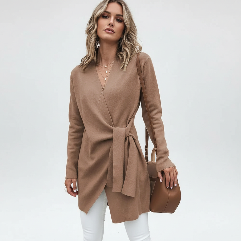 Women's Wrap Cardigan Knit Sweater
