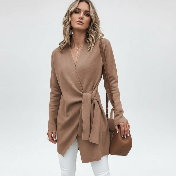 Women's Wrap Cardigan Knit Sweater