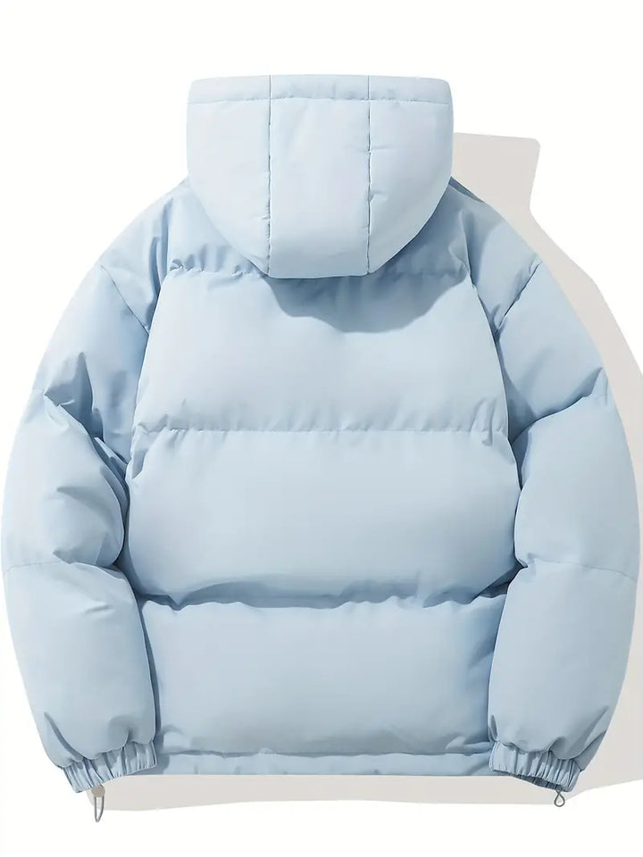 Puffer Jacket Womens Fleece Hooded Coat