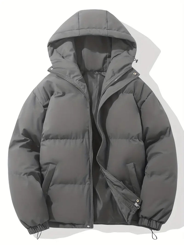 Puffer Jacket Womens Fleece Hooded Coat