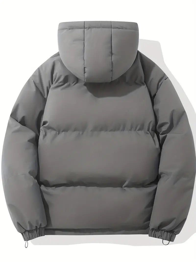 Puffer Jacket Womens Fleece Hooded Coat