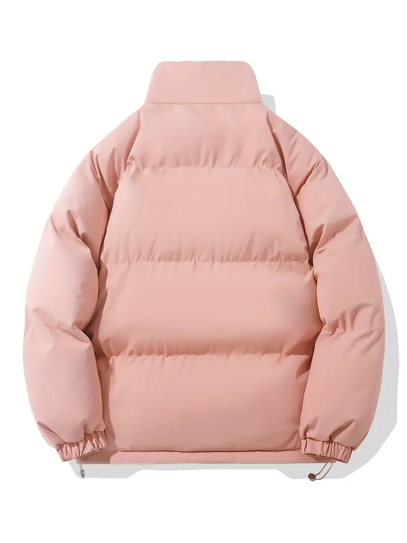 Puffer Jacket Womens Fleece Hooded Coat