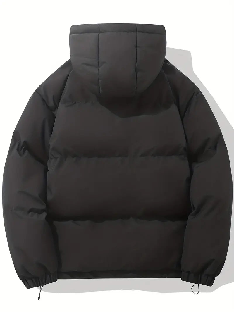 Puffer Jacket Womens Fleece Hooded Coat