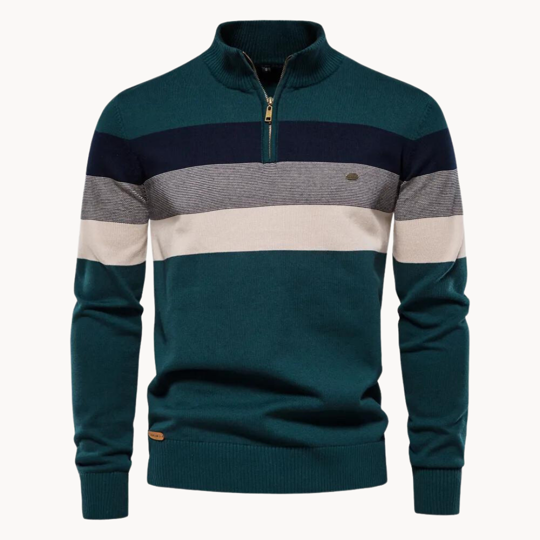 Men’s Merino Wool Quarter-Zip Sweater