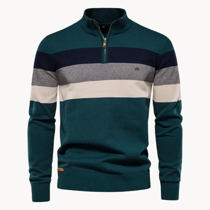 Men’s Merino Wool Quarter-Zip Sweater