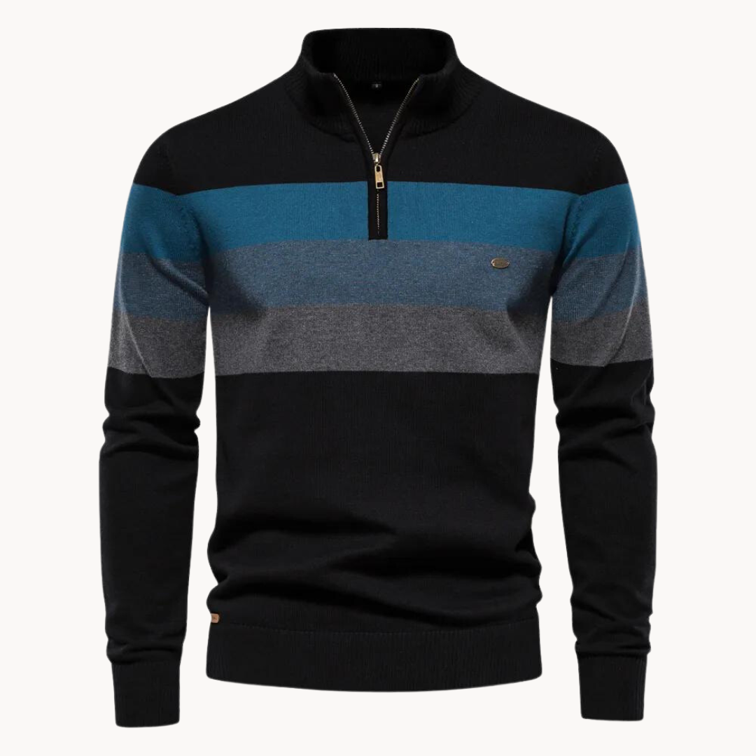 Men’s Merino Wool Quarter-Zip Sweater