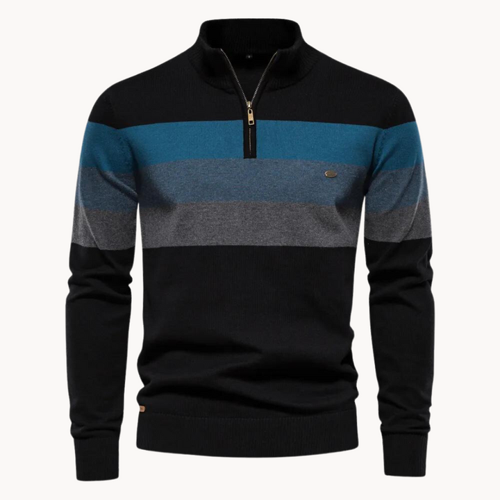 Men’s Merino Wool Quarter-Zip Sweater