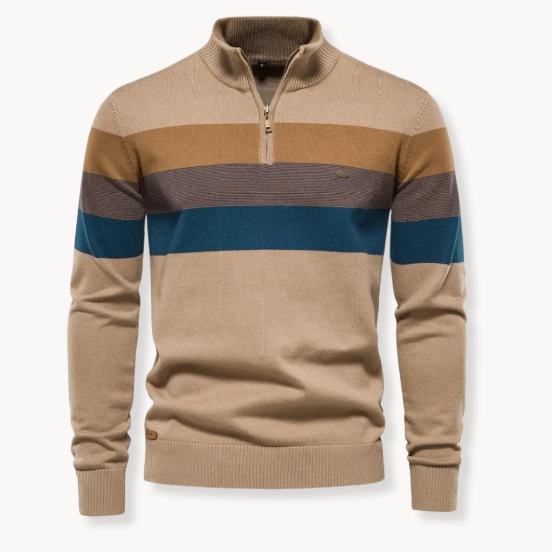 Men’s Merino Wool Quarter-Zip Sweater