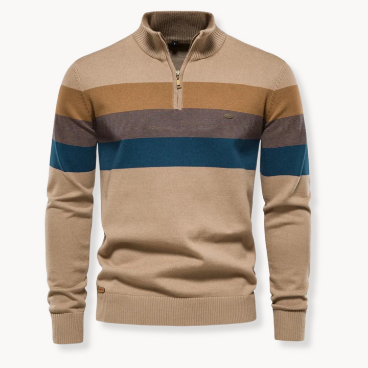 Men’s Merino Wool Quarter-Zip Sweater