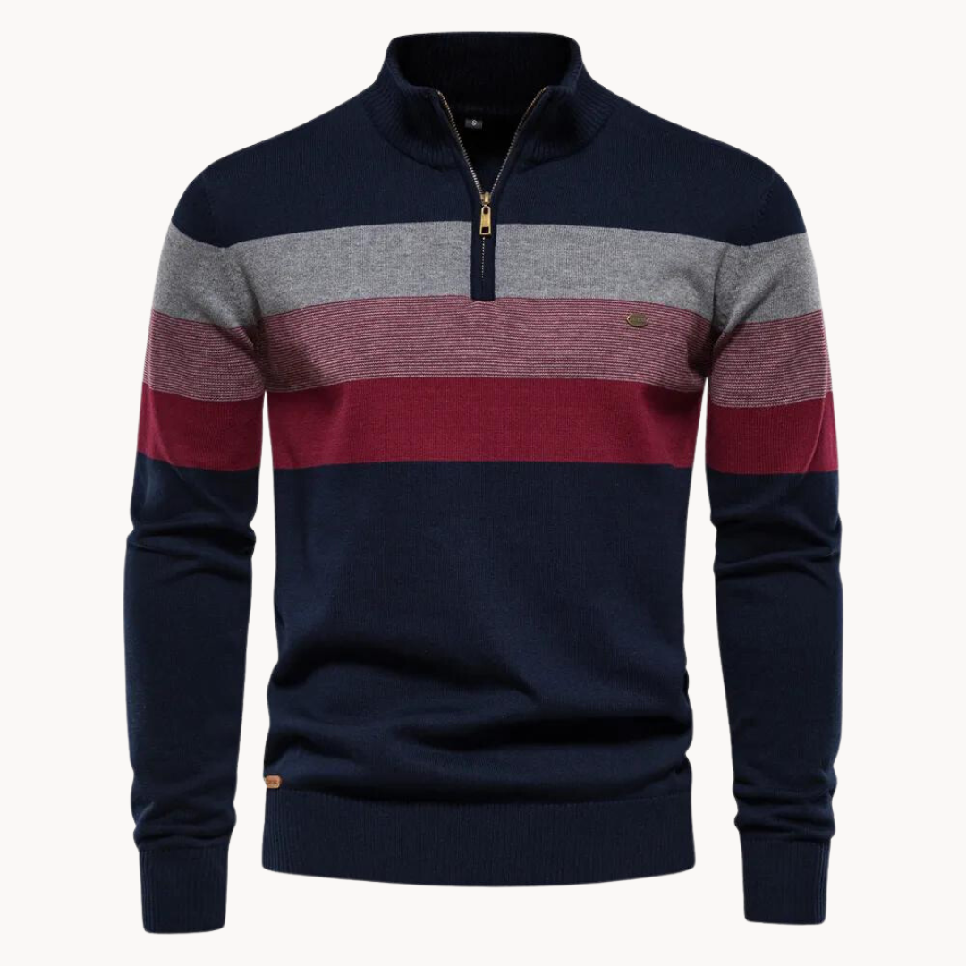 Men’s Merino Wool Quarter-Zip Sweater