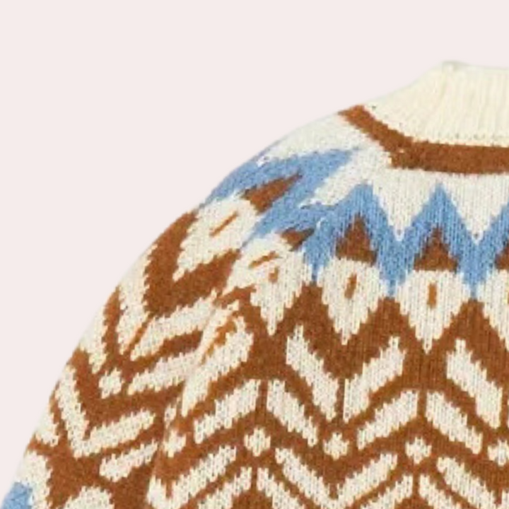 Women's Fair Isle Crewneck Knit Sweater
