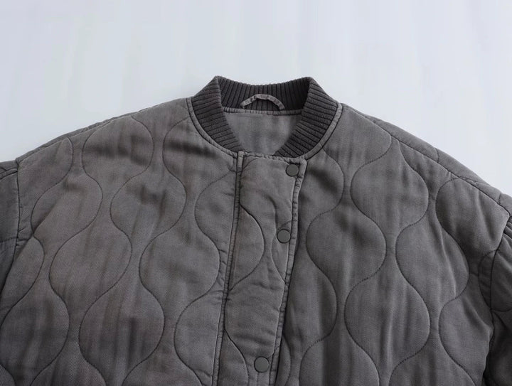 Women’s Oversized Fleece Bomber Jacket