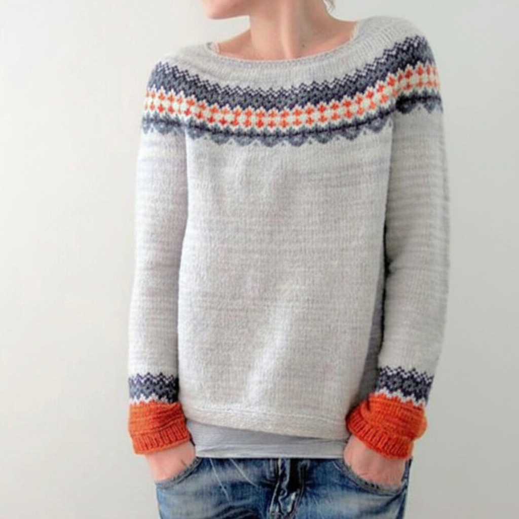 Women's Merino Wool Knit Pullover Sweater