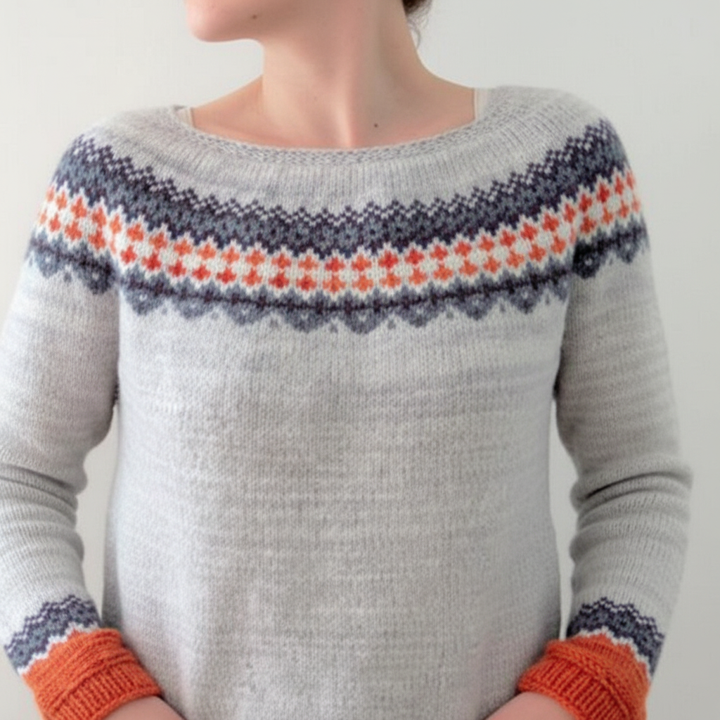 Women's Merino Wool Knit Pullover Sweater