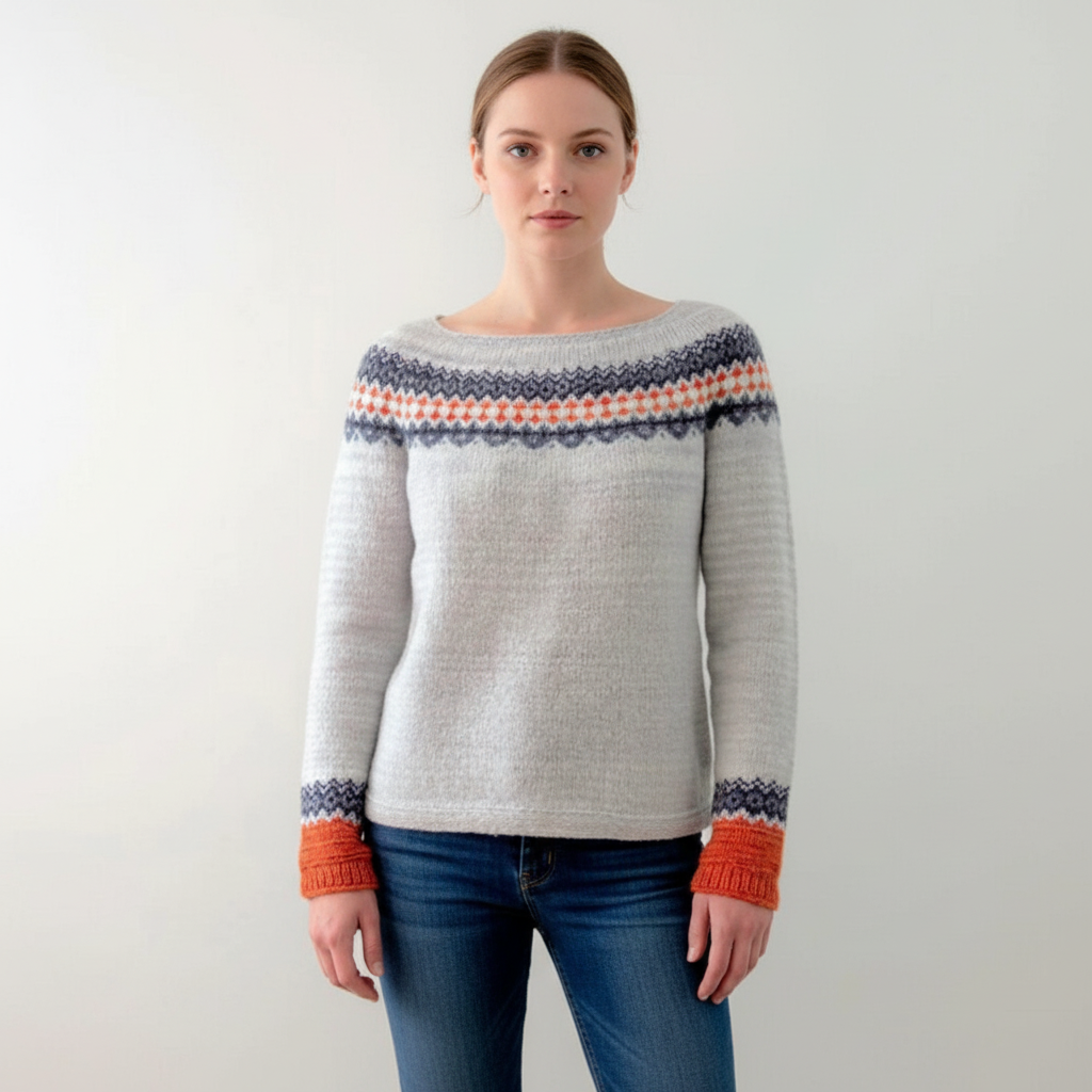 Women's Merino Wool Knit Pullover Sweater