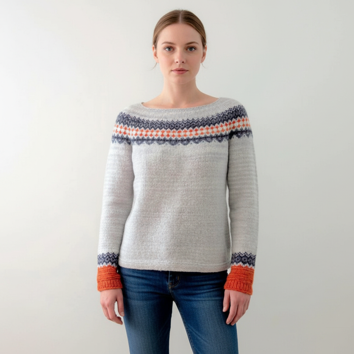 Women's Merino Wool Knit Pullover Sweater