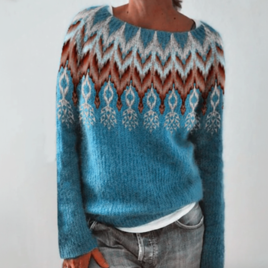 Women's Merino Wool Knit Pullover Sweater