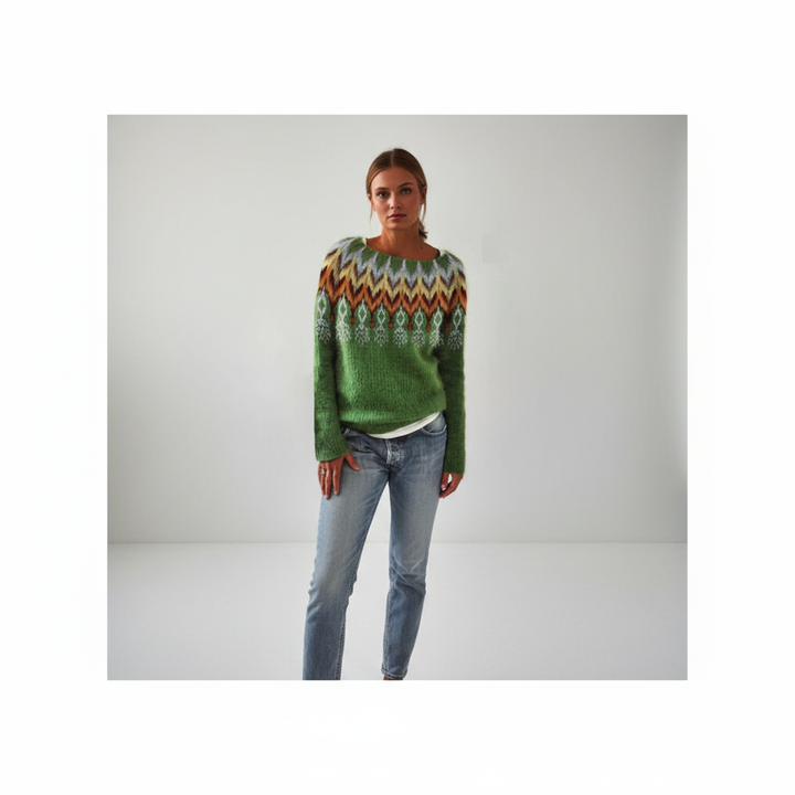Women's Merino Wool Knit Pullover Sweater