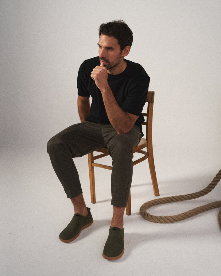Men's Linen Joggers Casual Trousers Loose Fit Pants