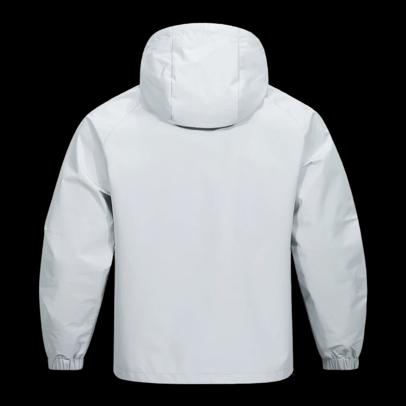 Men's Fleece-Lined Anorak Shell Jacket