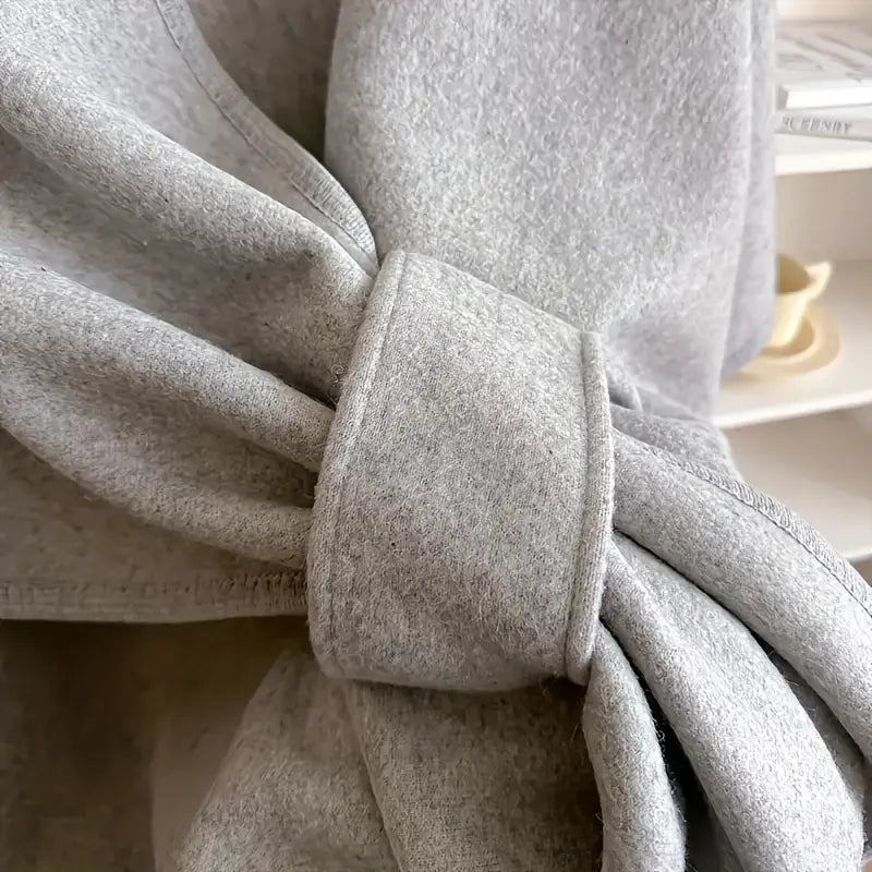 Women's Linen Draped Shawl Wrap Cape