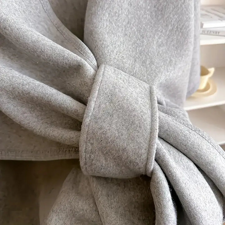 Women's Linen Draped Shawl Wrap Cape