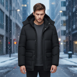 Men’s Heavyweight Fleece Hooded Puffer Parka