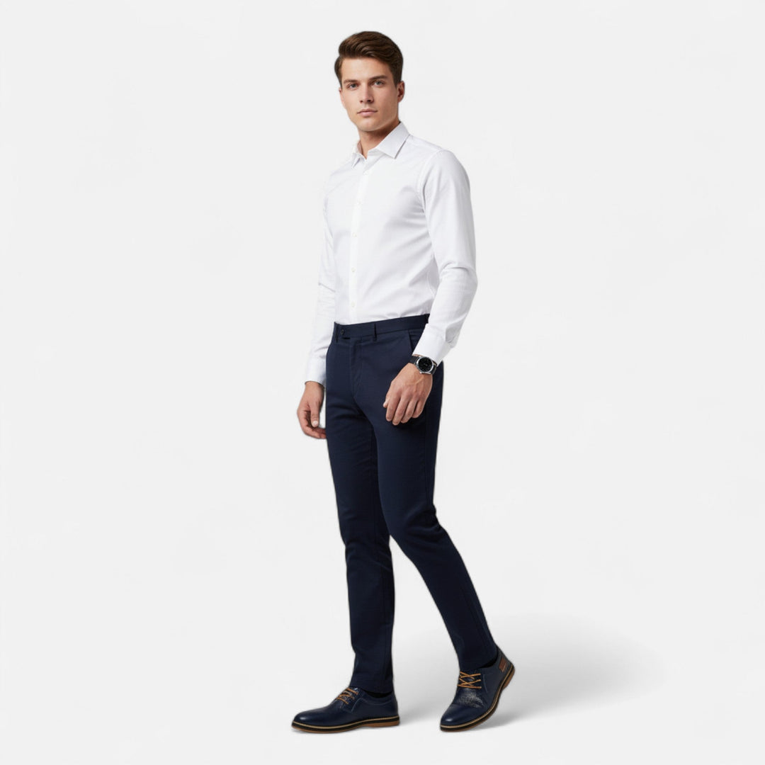 Men's Leather Derby Dress Shoes