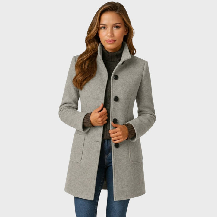 Women's Wool Coat Long Jacket Outerwear