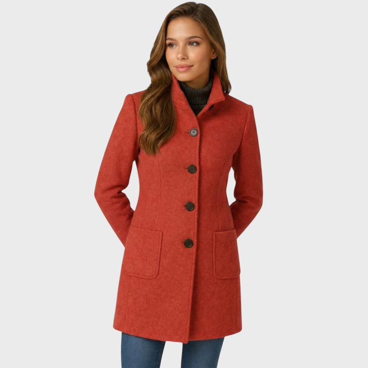 Women's Wool Coat Long Jacket Outerwear