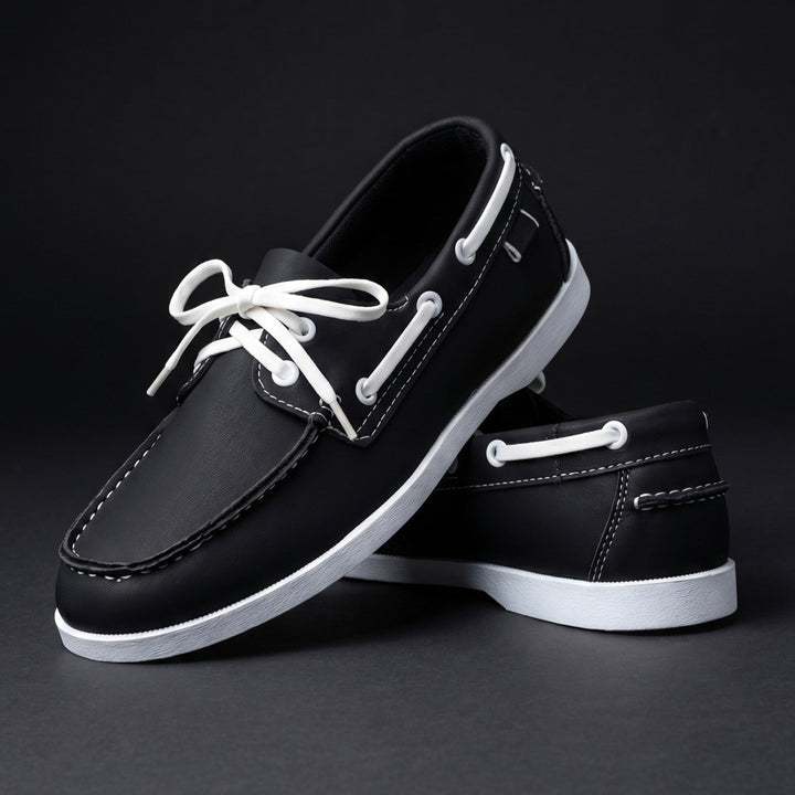 Men's Leather Boat Shoes Casual Deck Loafers Footwear