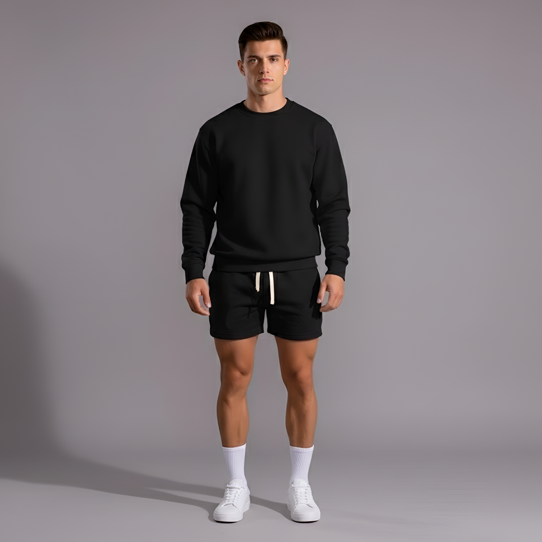 Men's Fleece Gym Athletic Training Sweat Shorts