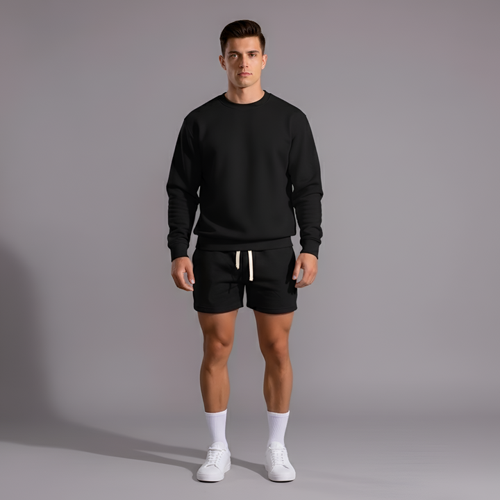 Men's Fleece Gym Athletic Training Sweat Shorts