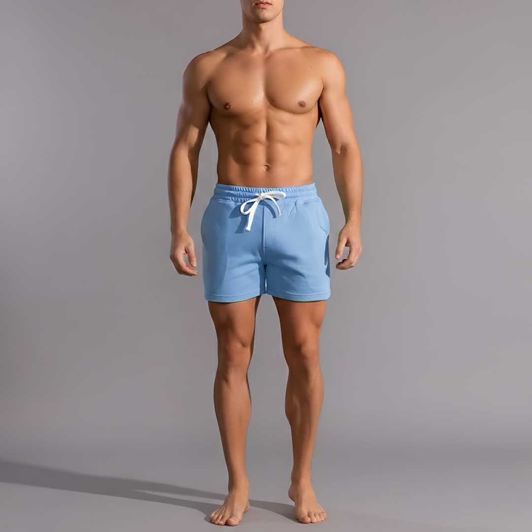 Men's Fleece Gym Athletic Training Sweat Shorts