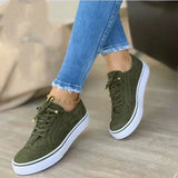 Women's Suede Trainers Sneakers Low Top Athletic Footwear