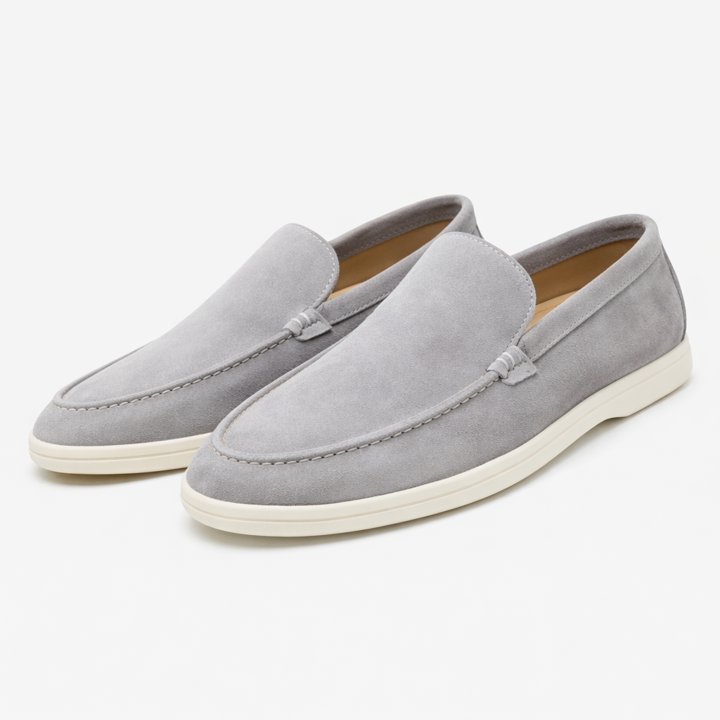 Men's Suede Slip-On Driving Loafers