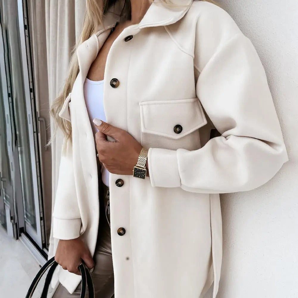 Women’s Fleece Button-Up Shacket