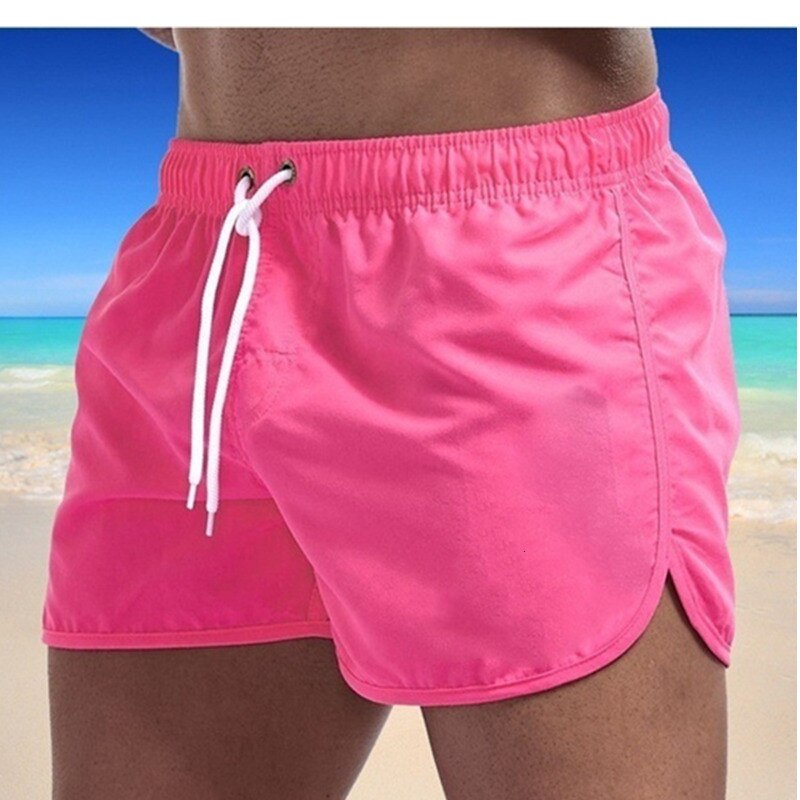 Men's Nylon Swim Shorts Quick Dry Beach Trunks