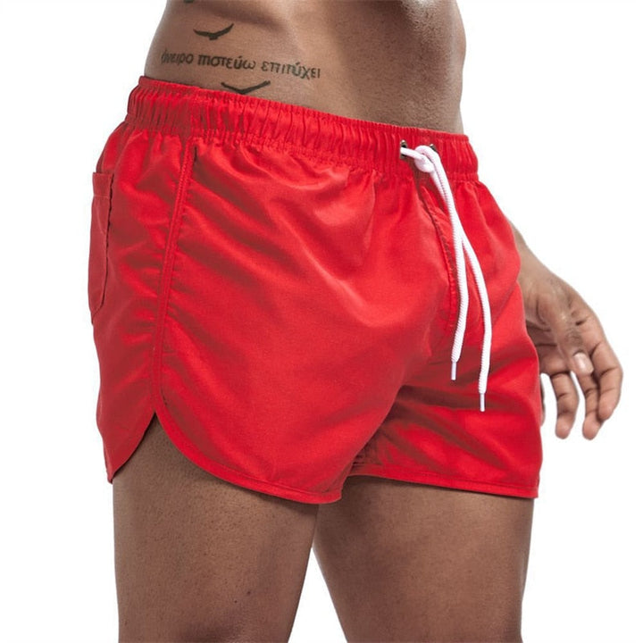 Men's Nylon Swim Shorts Quick Dry Beach Trunks