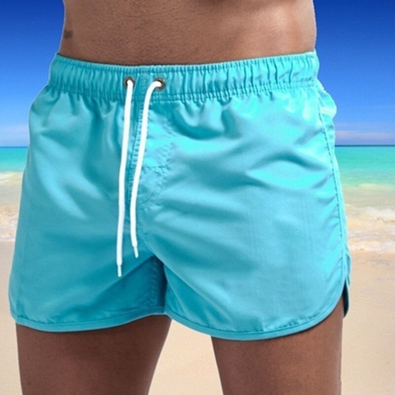 Men's Nylon Swim Shorts Quick Dry Beach Trunks
