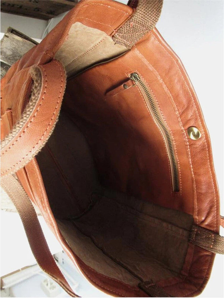Women's Large Leather Shoulder Bag