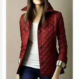 Women's Quilted Jacket Fleece Coat